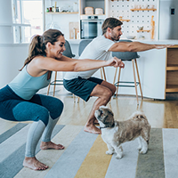 Couple Exercising