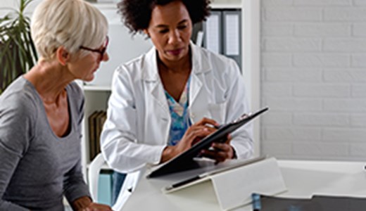 doctor meeting with a patient